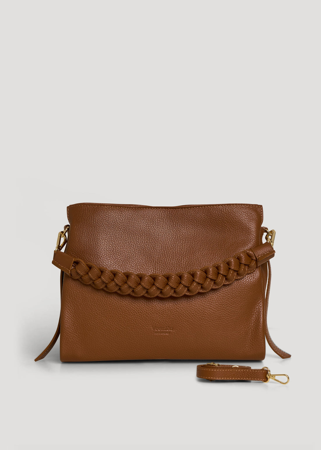 Braid Bag in Tan Dollar Leather