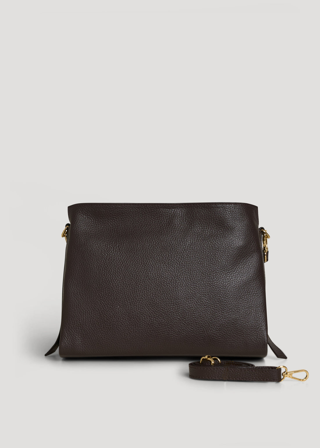 Braid Bag in Dark Brown Dollar Leather