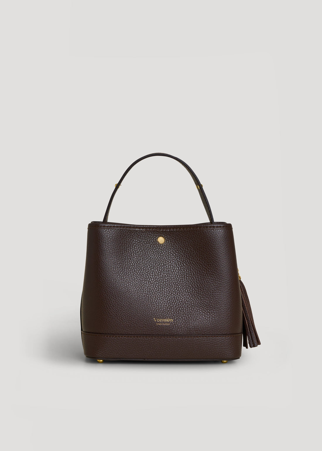 Kendy Bag in Dark Brown Dollar Leather
