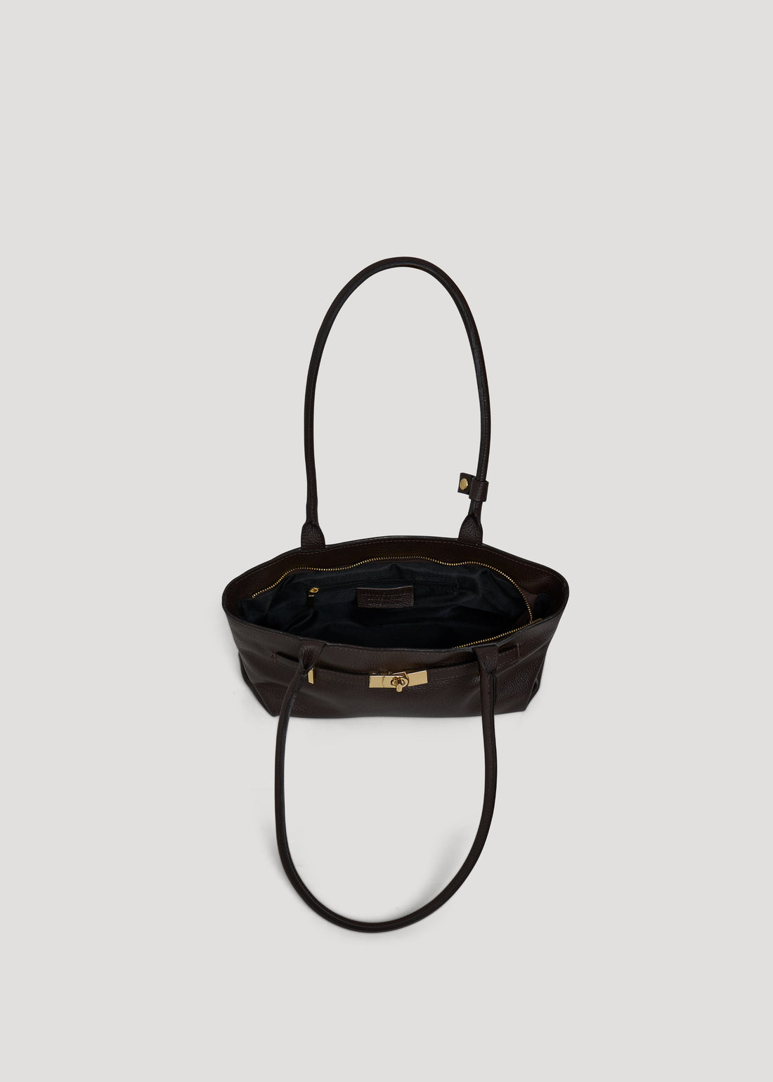 Lola Bag in Dark Brown Togo Leather