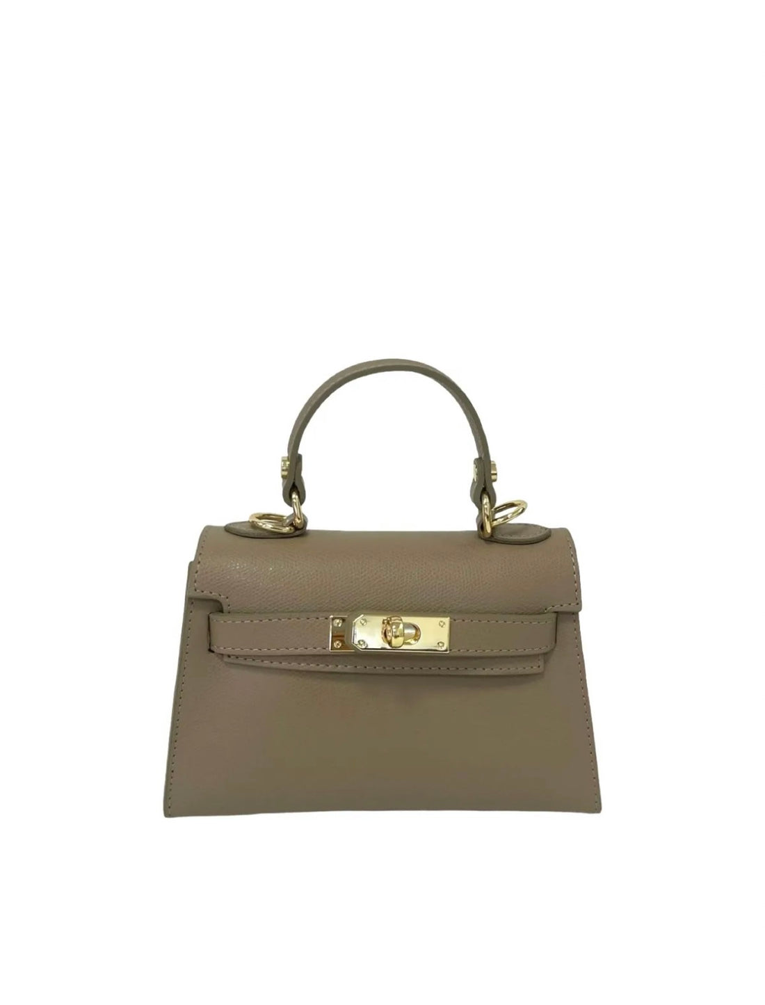 Lola Bag in Dollar Leather Taupe