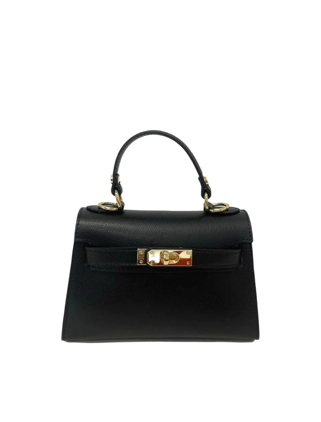 Lola Bag in Dollar Leather Black