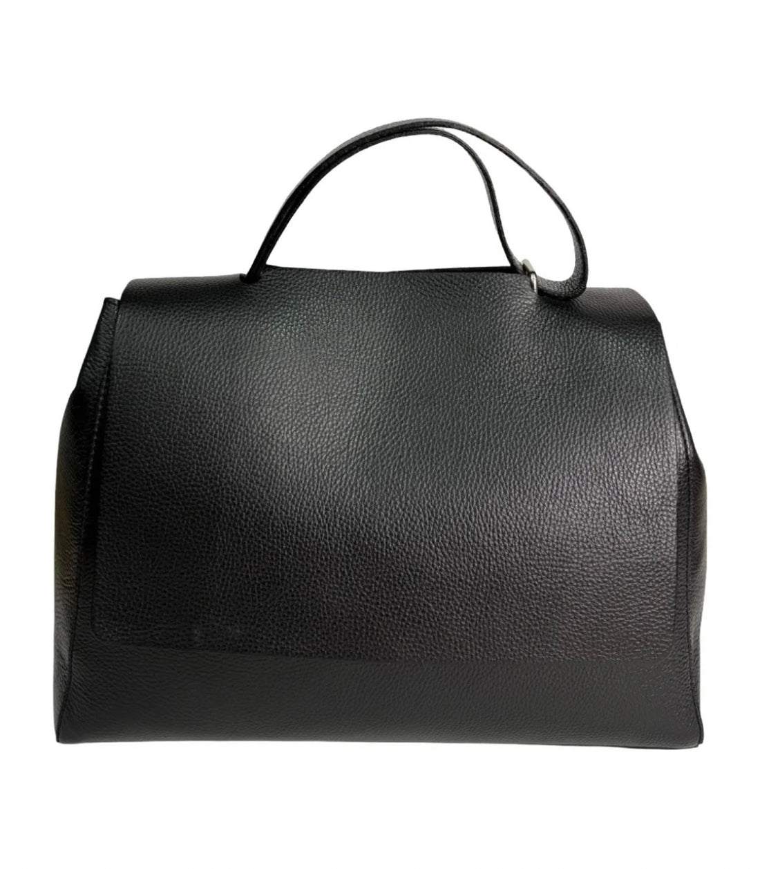 Clarissa Bag in Dollar Leather Black