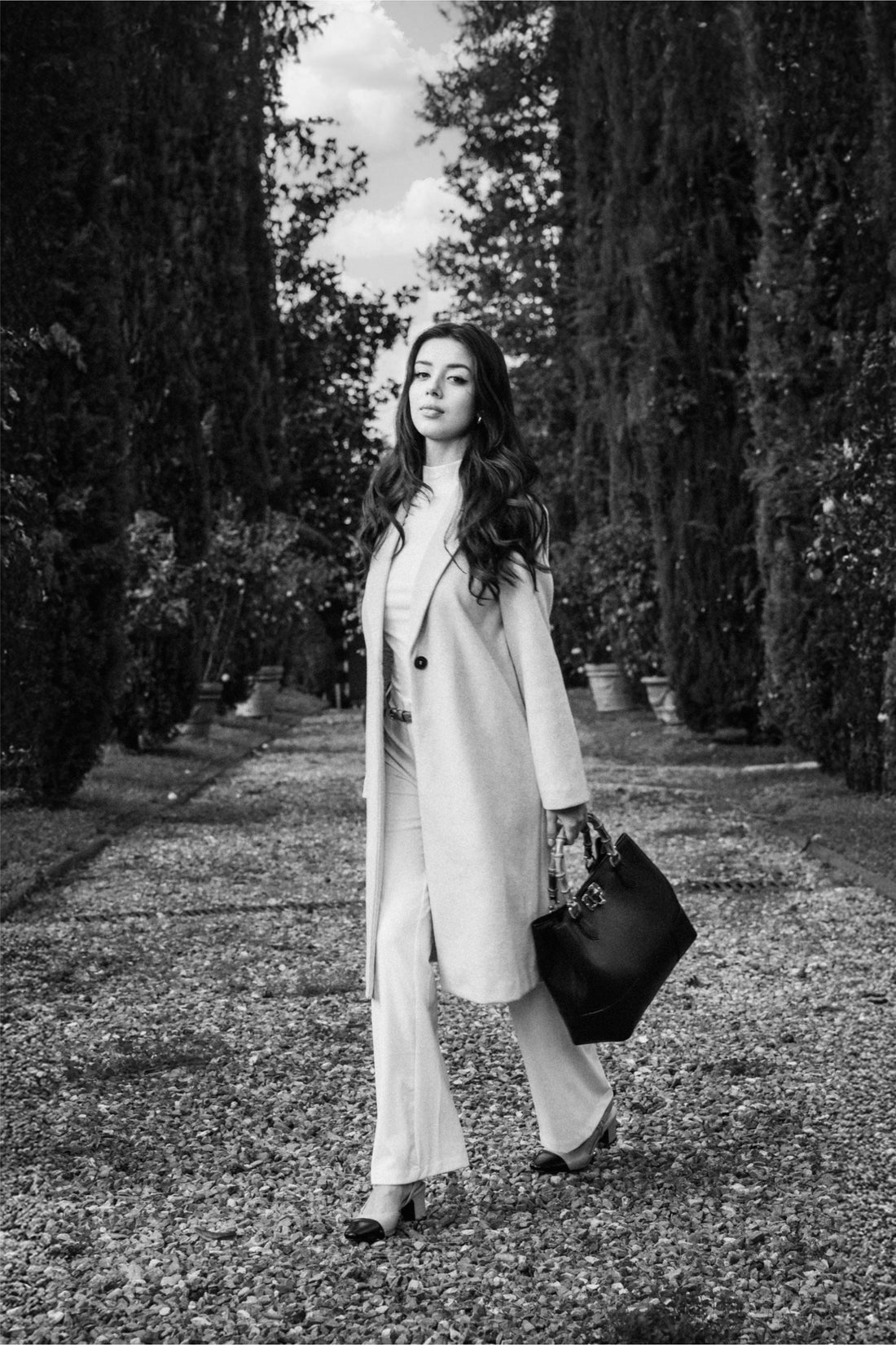 Borsa Bamboo Babe in pelle Dollaro Beige - Voemièn