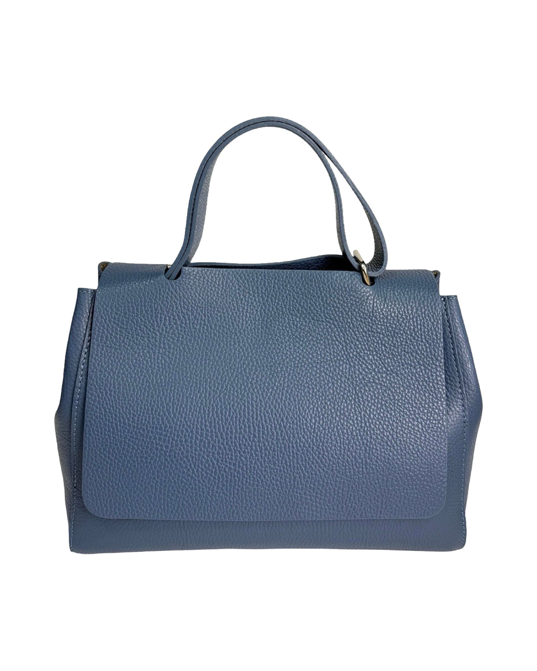 Leila Bag in Dollar Leather Blue Navy