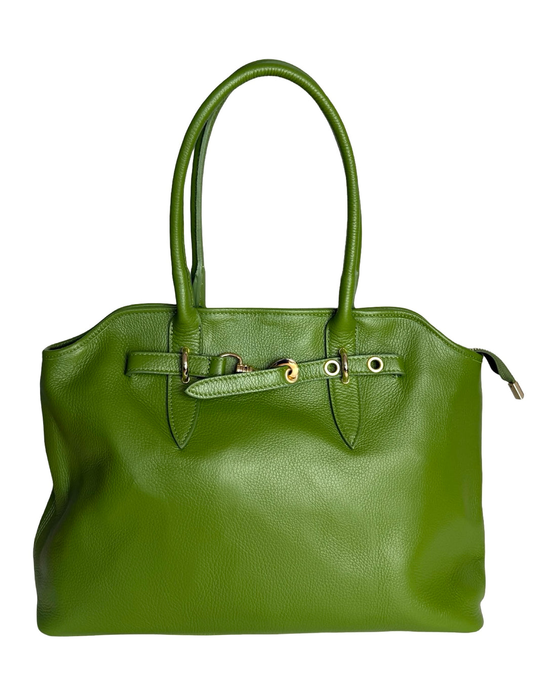 Liri Bag in Dollar Leather Green