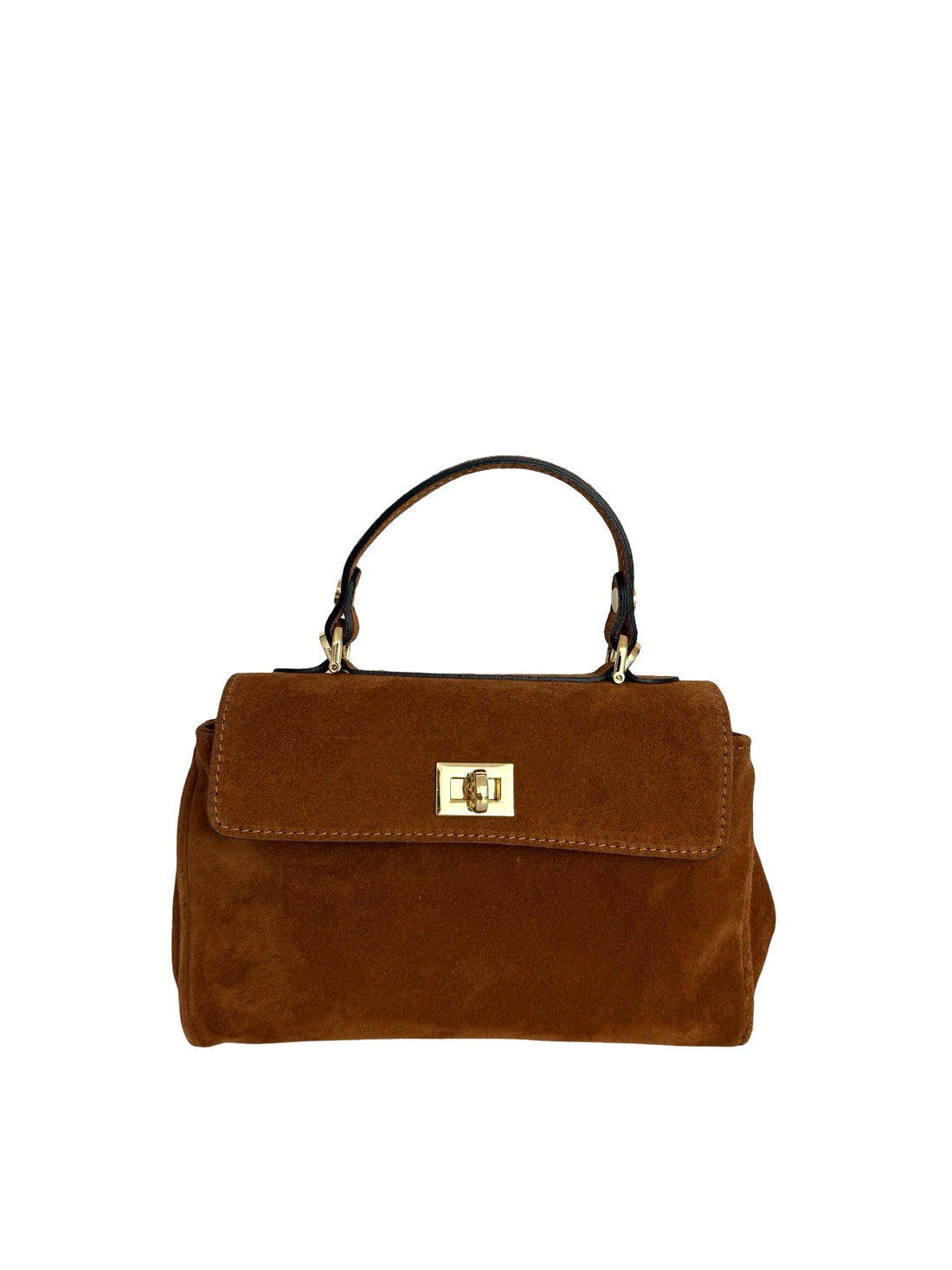 Mimi Bag in Suede Cuoio
