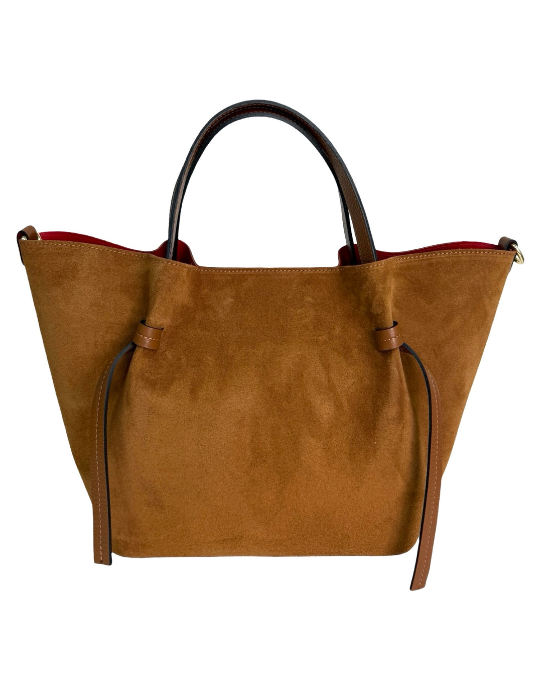 Liora Bag in Suede Camel