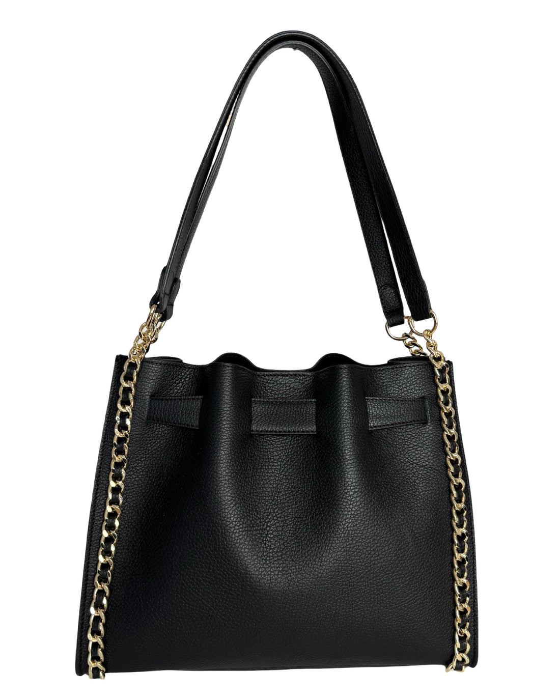 Aurora Bag in Dollar Leather Black