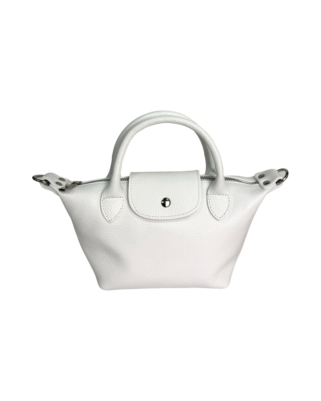 Borsa Zelia in pelle dollaro bianco