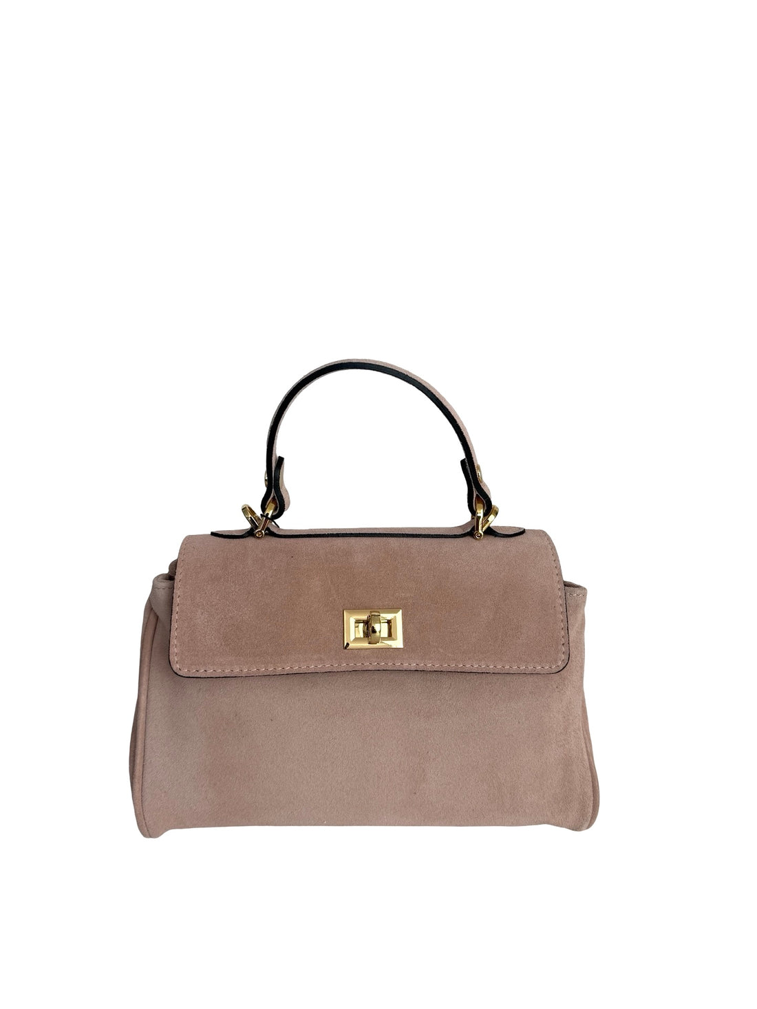 Mimi Bag in Suede Cipria