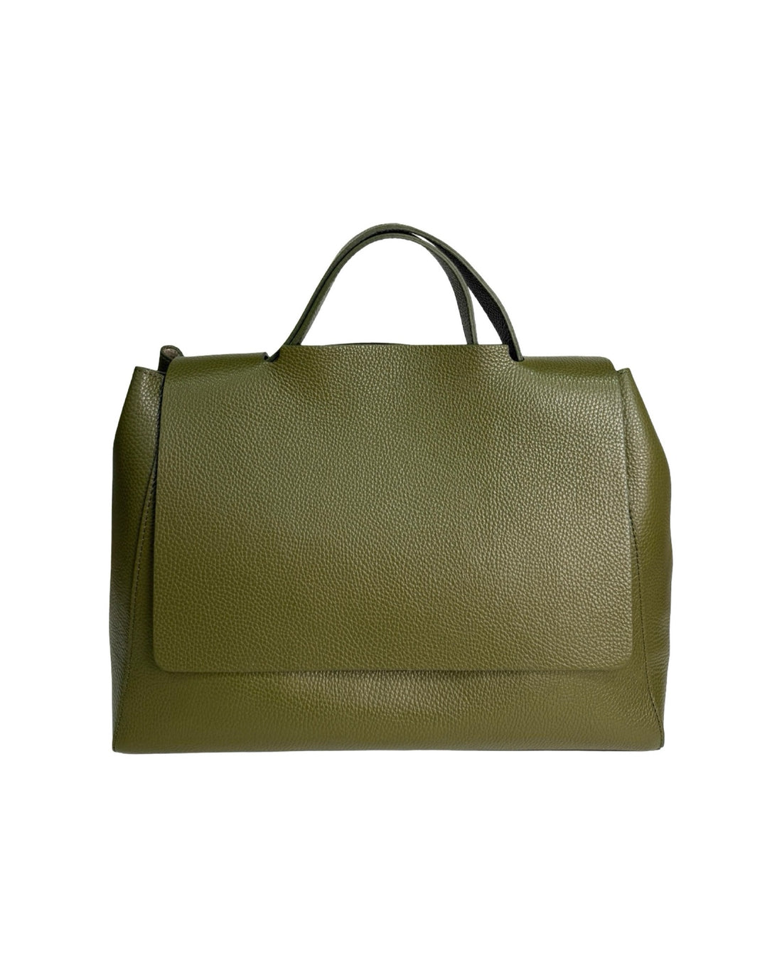 Leila Bag in Dollar Leather Military Green