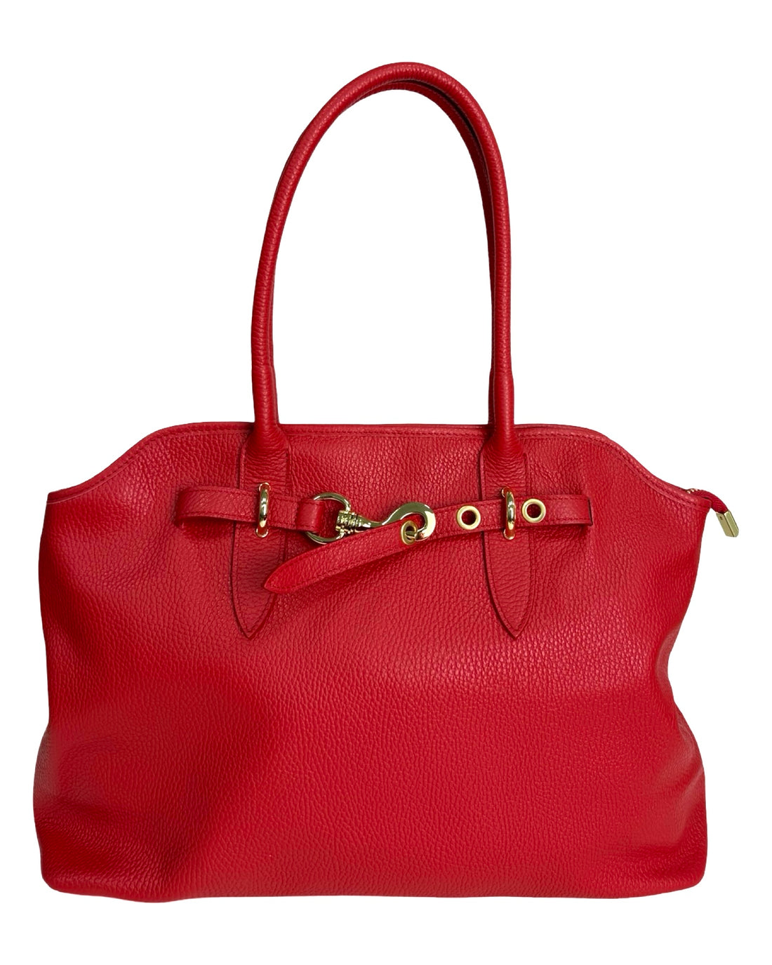 Liri Bag in Dollar Leather Red