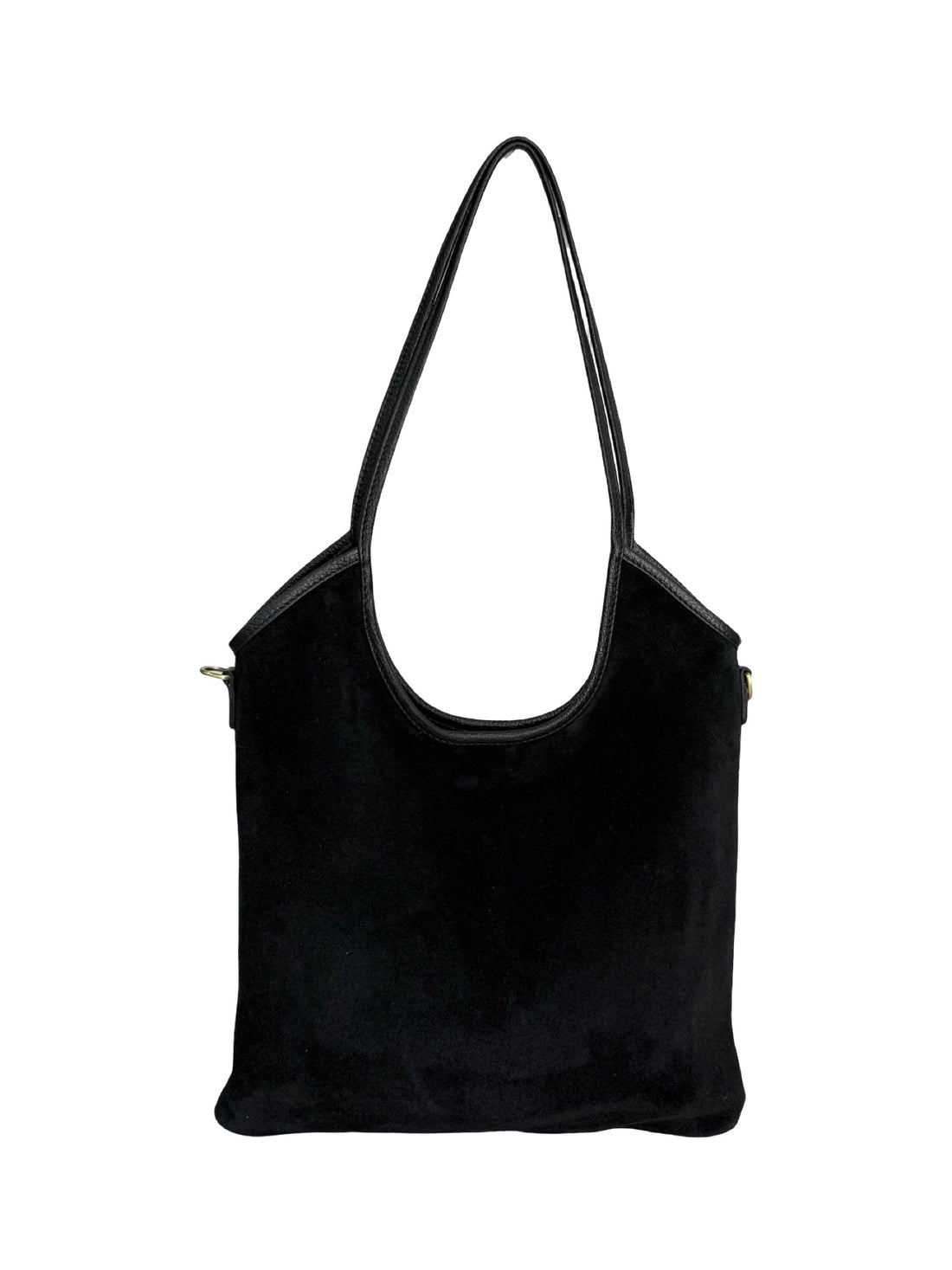 Talia Bag in Suede Black