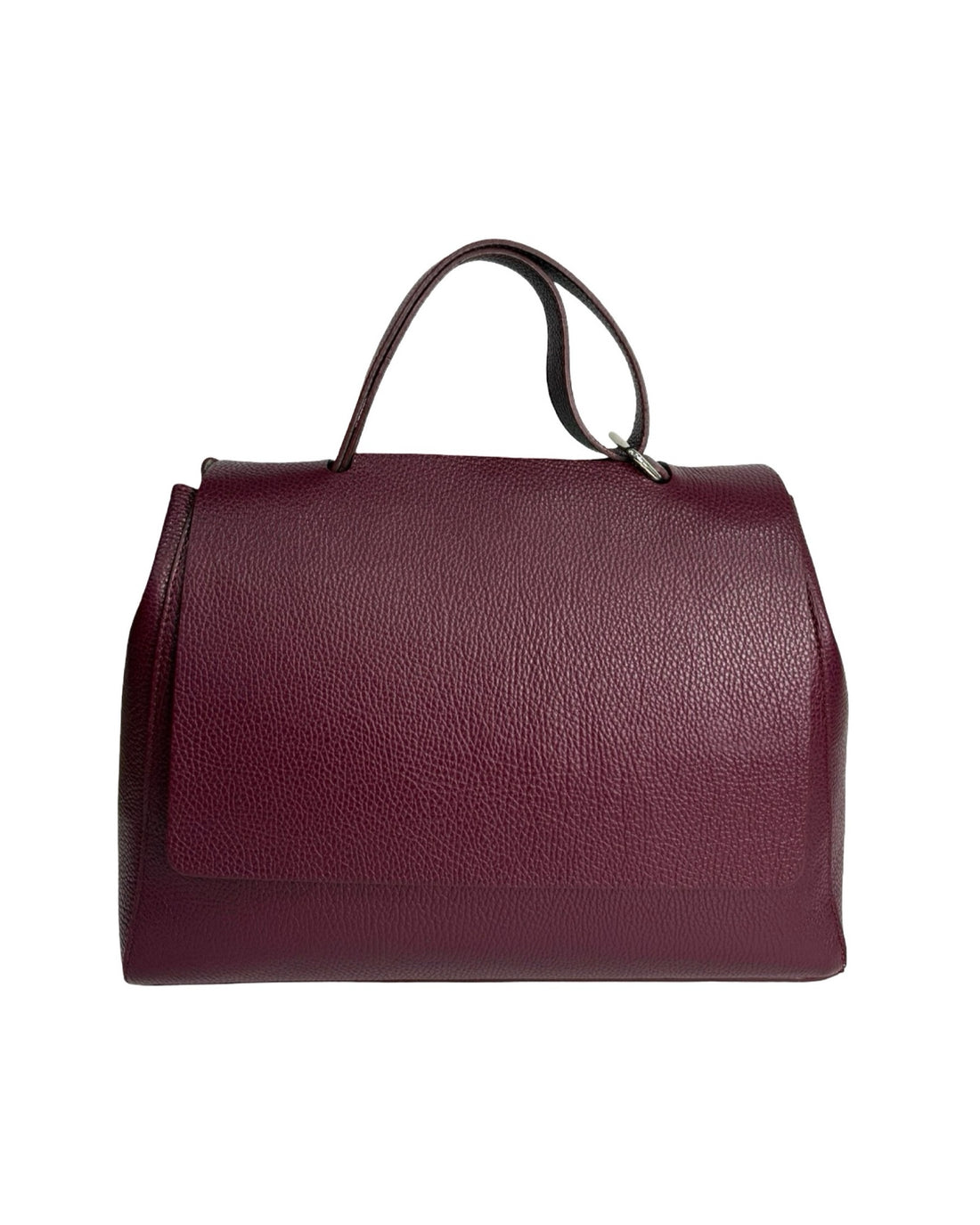 Clarissa Bag in Dollar Leather Bordeaux