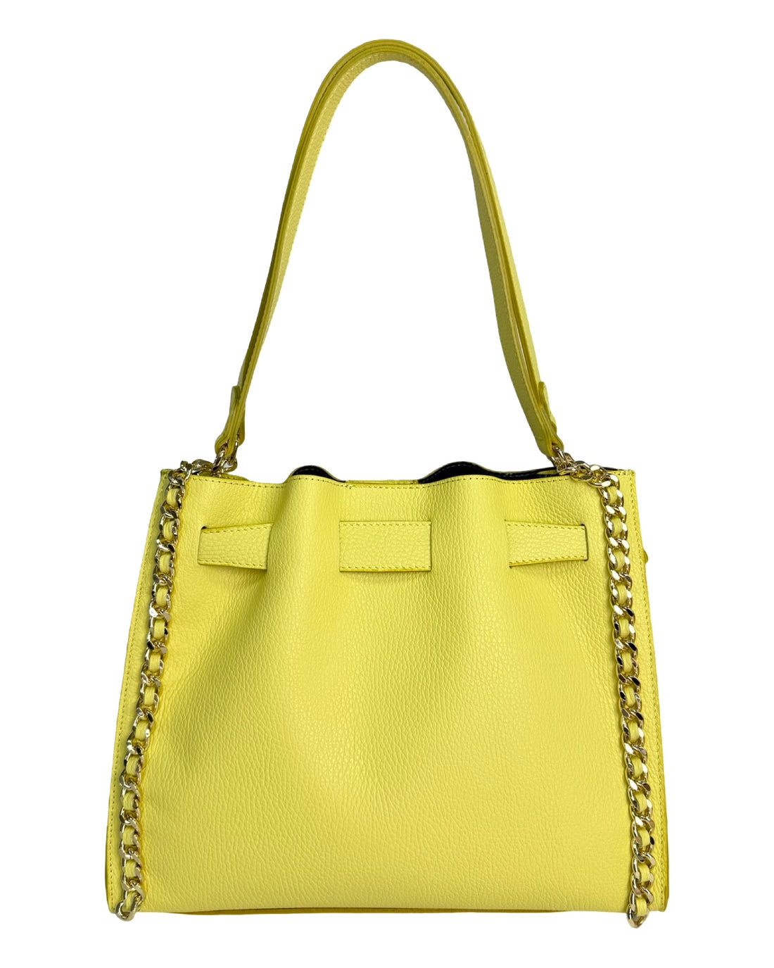 Aurora Bag in Dollar Leather Yellow