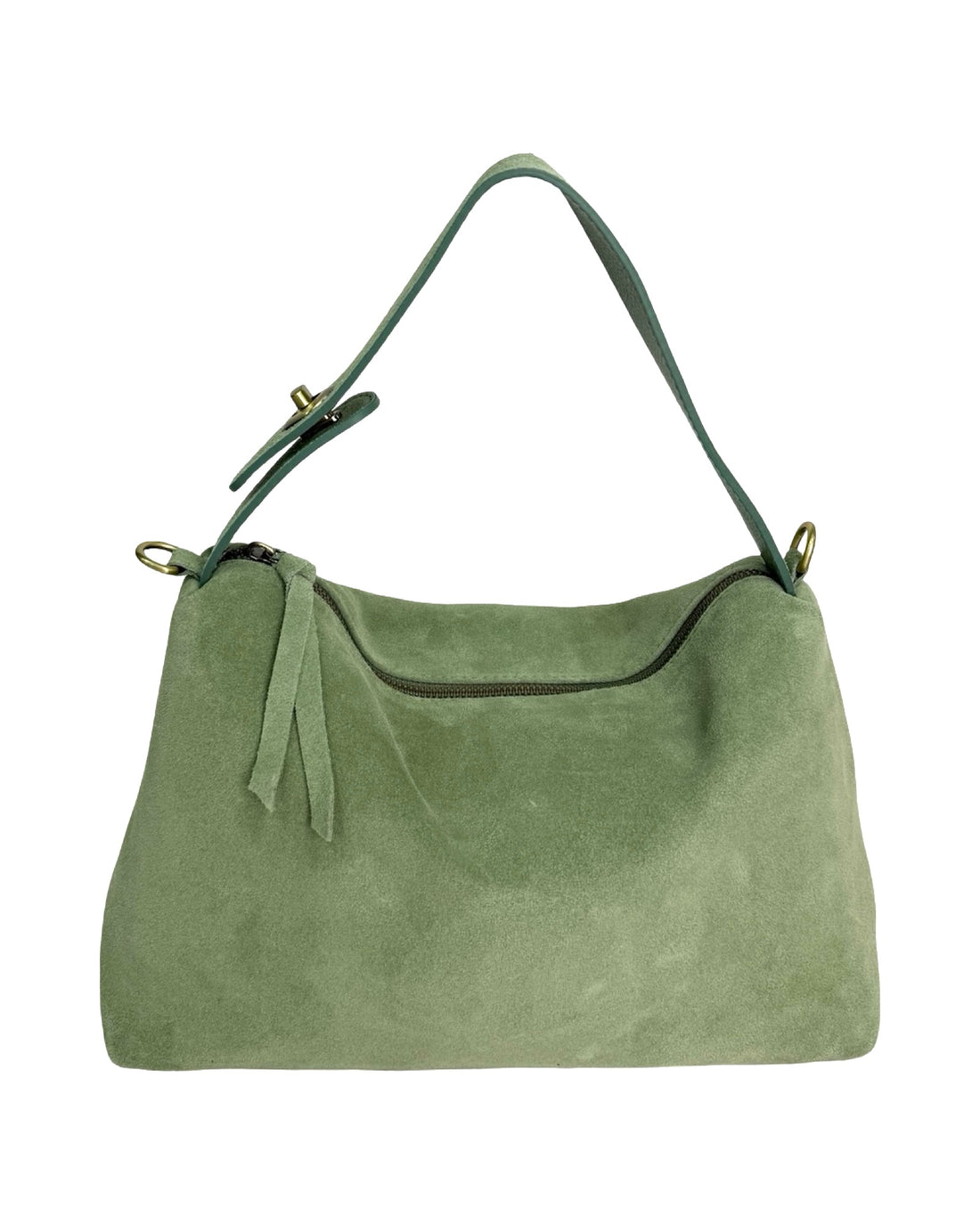 Zaya Bag in Suede Mint