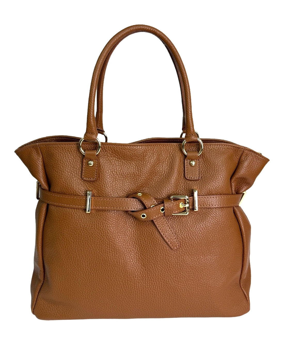 Vittoria Bag in Dollar Leather Cuoio