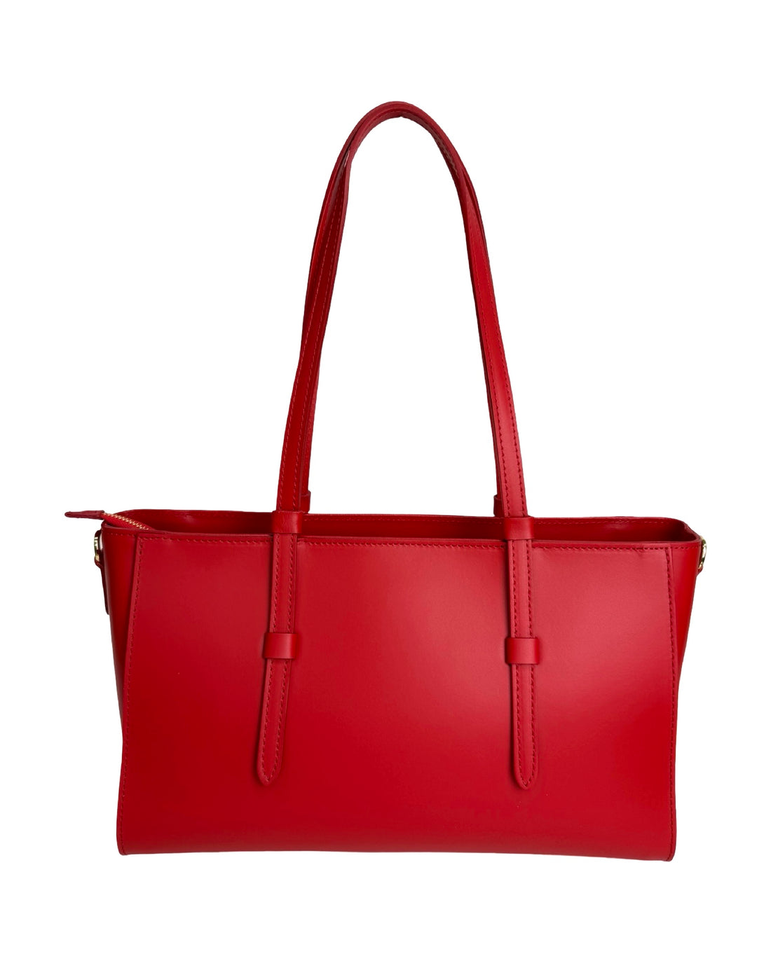 Ambra Bag in Brushed Leather Red