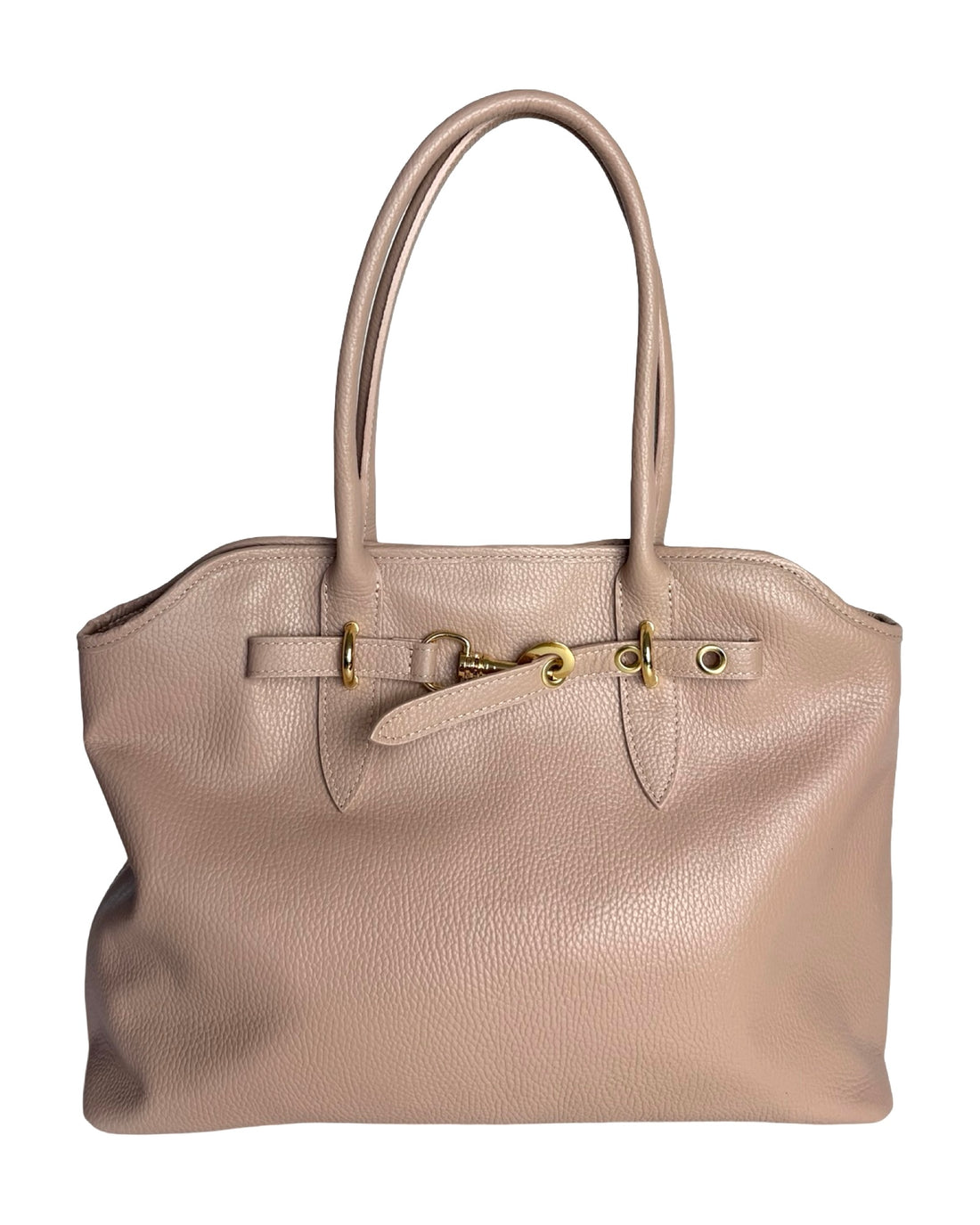 Liri Bag in Dollar Leather Cipria