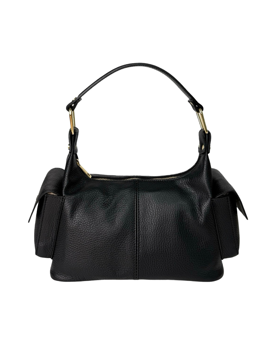 Isadora Bag in Dollar Leather Black