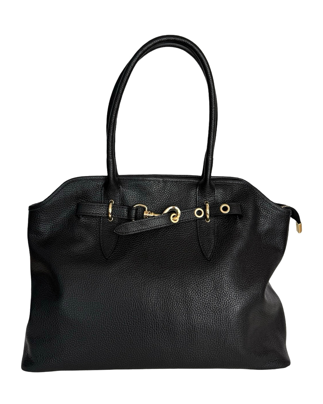 Liri Bag in Dollar Leather Black