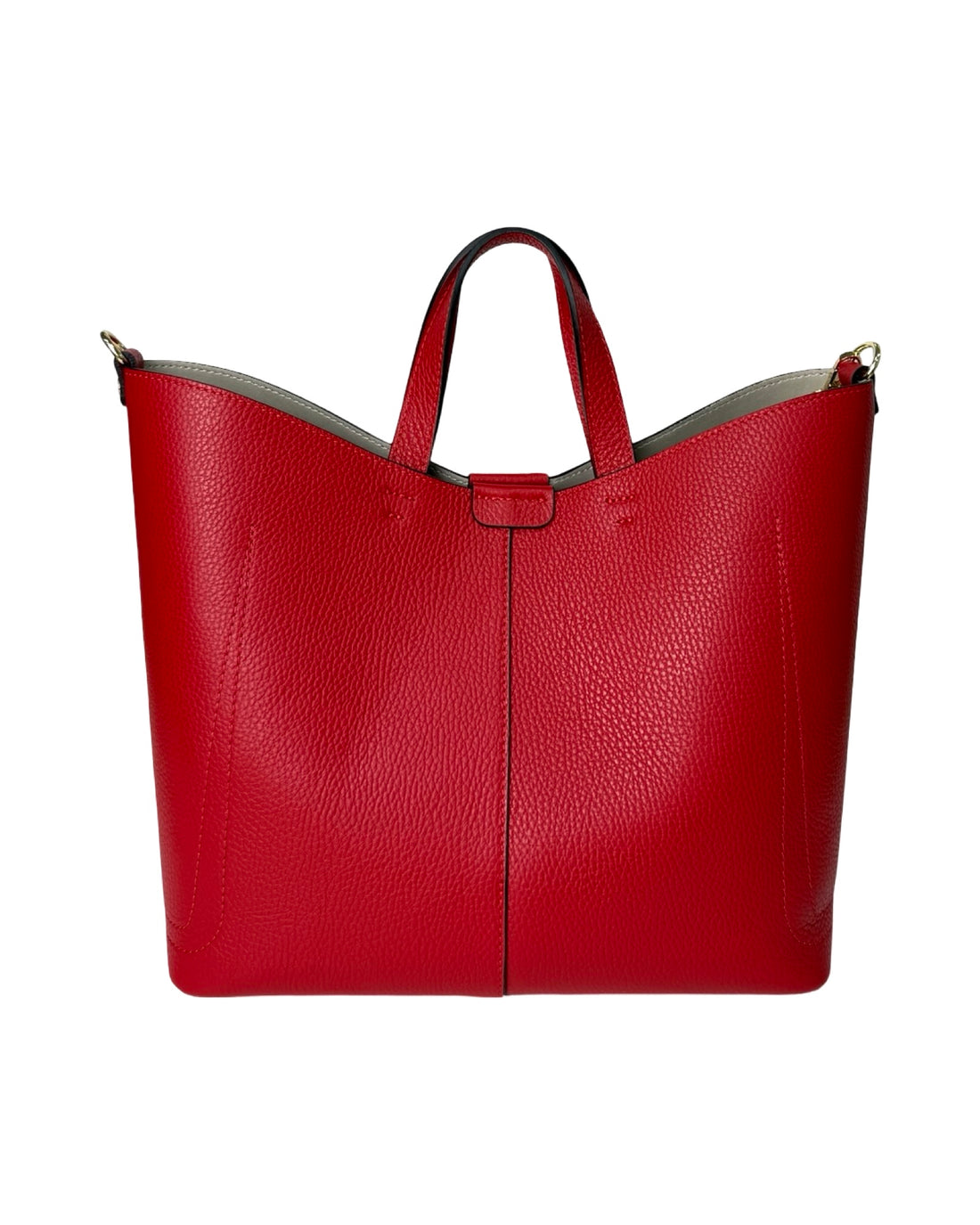 Lunaire Bag in Dollar Leather Red