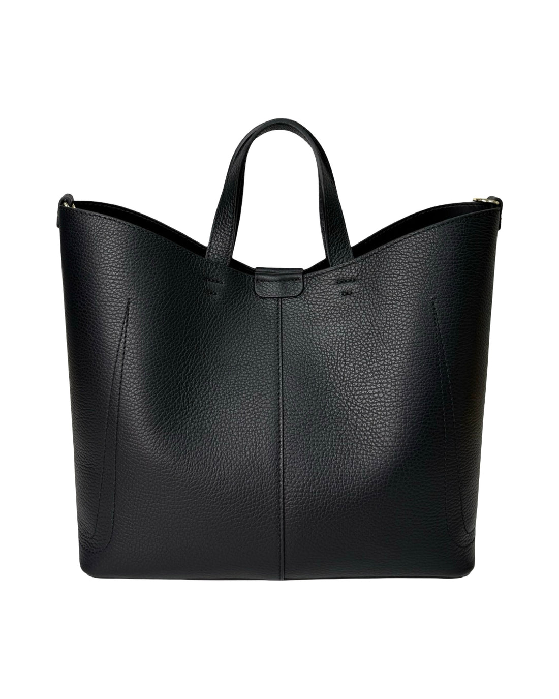 Lunaire Bag in Dollar Leather Black