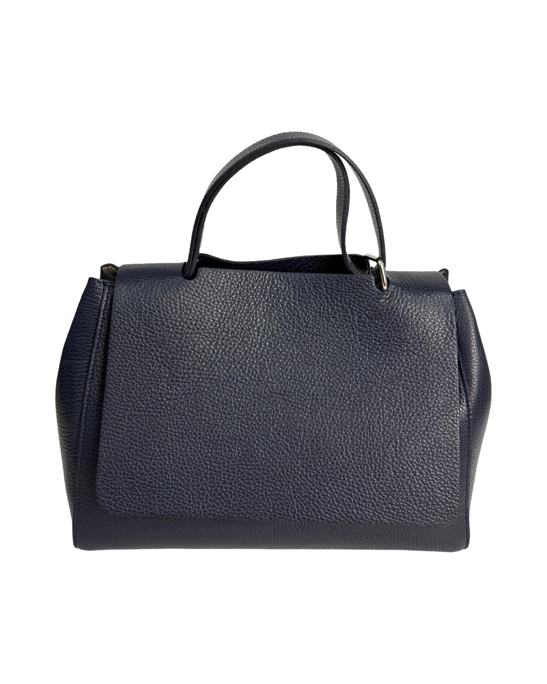 Leila Bag in Dollar Leather Dark Blue