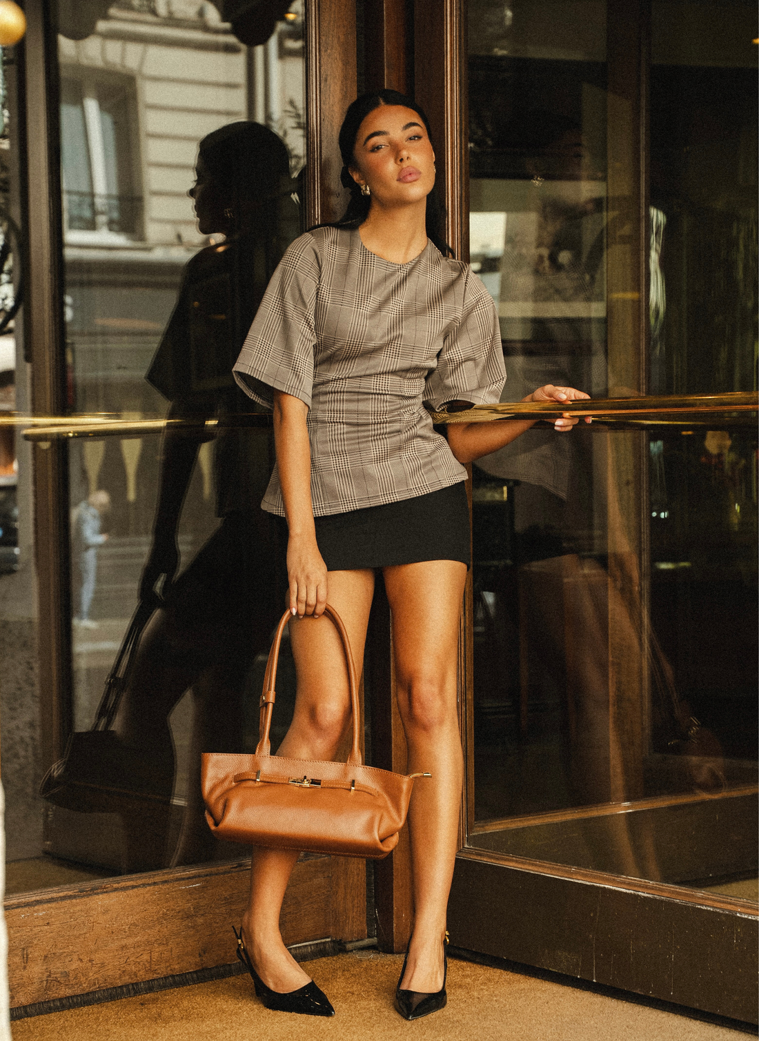 Lola Bag in Tan Togo Leather