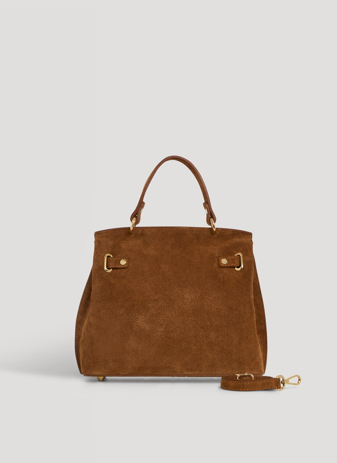 Giselle Bag in Tan Suede