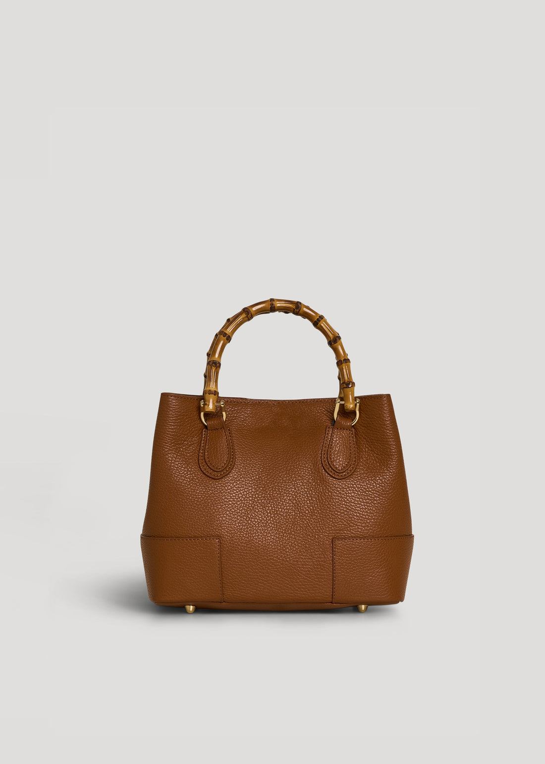 Bamboo Babe Micro bag in Tan Dollar Leather