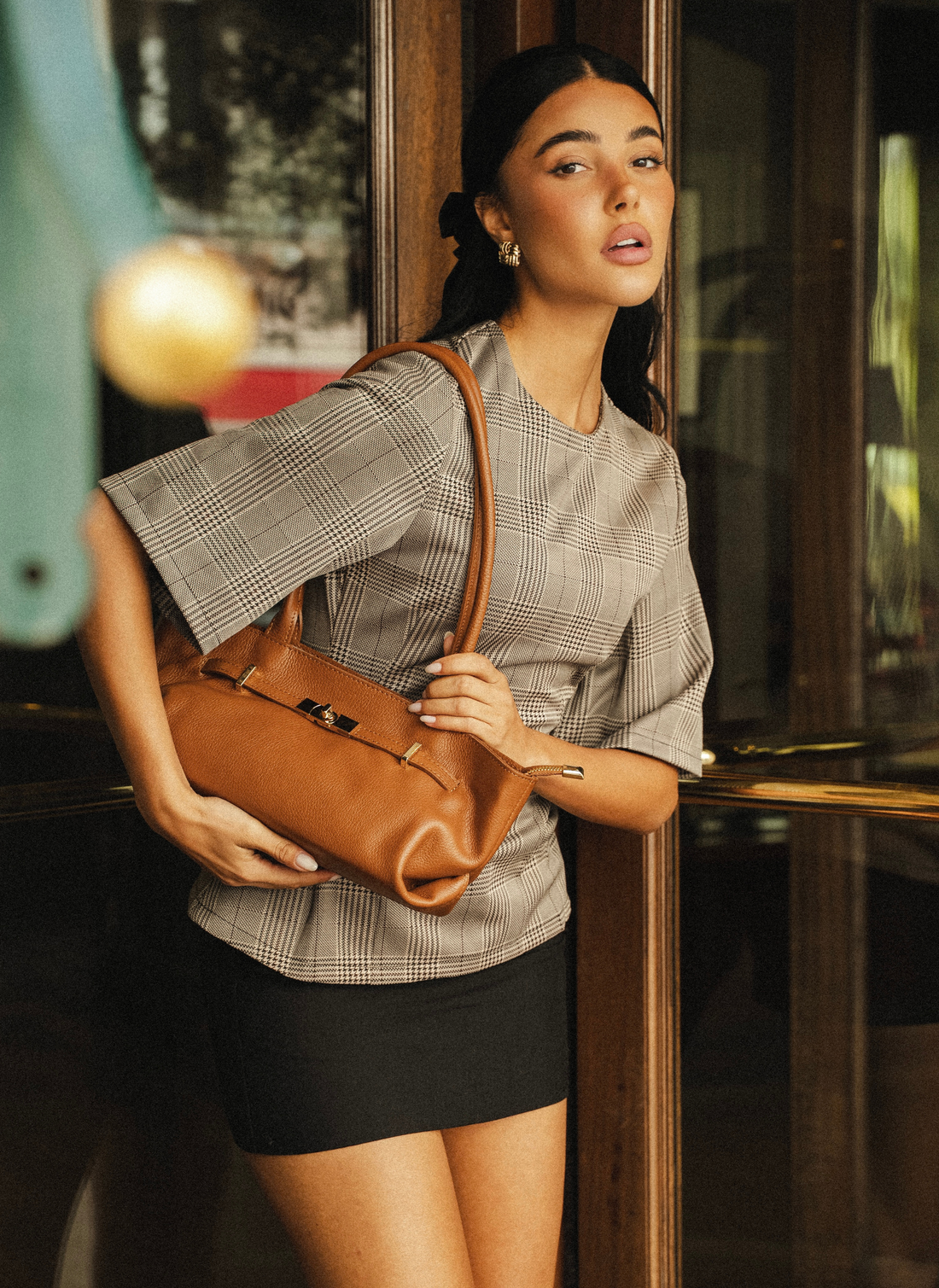 Lola Bag in Tan Togo Leather