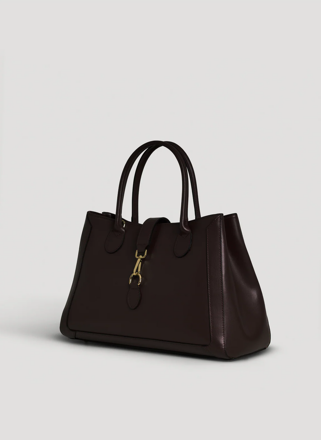 Chloe Bag in Dark Brown Brushed Leather