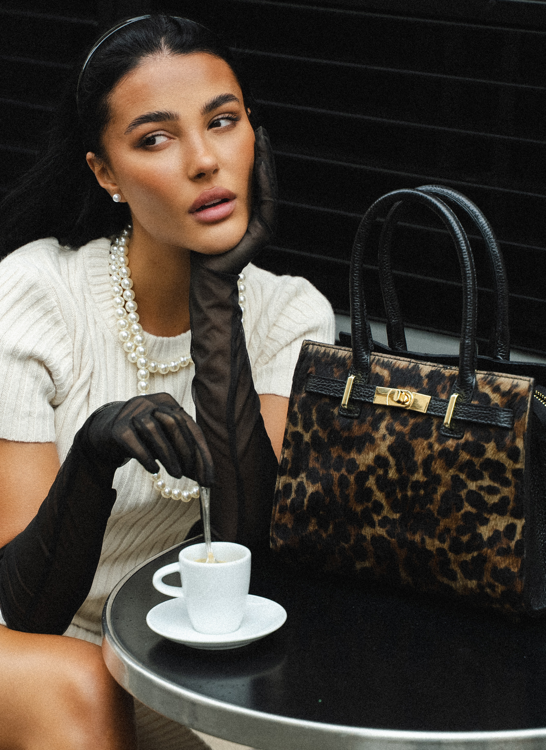 Grace Limited Edition Bag in Leopard Calf Hair Leather