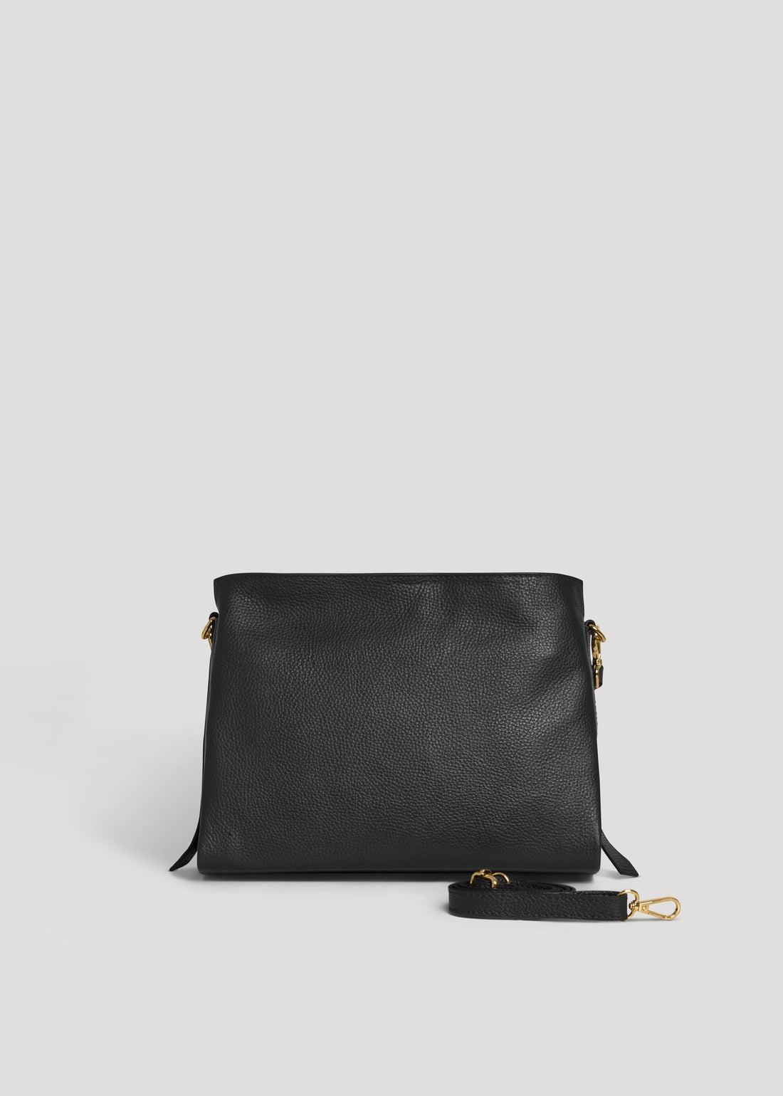 Braid Micro Bag in Black Dollar Leather