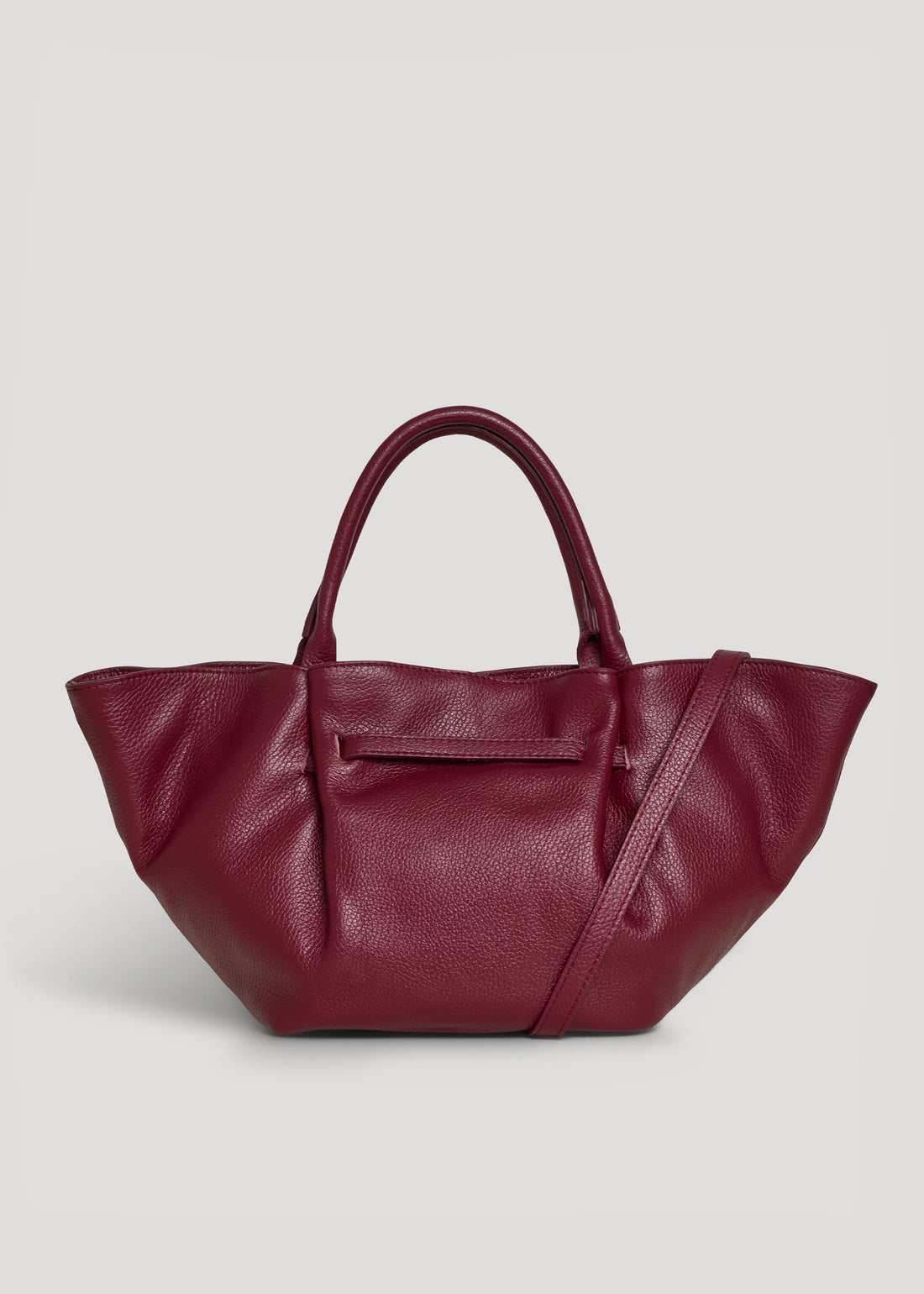 Charlène Bag in Burgundy Togo Leather
