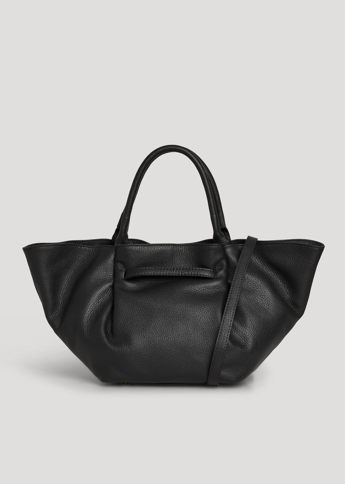 Charlène Bag in Black Togo Leather
