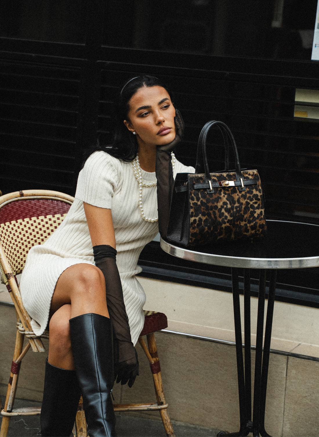 Grace Limited Edition Bag in Leopard Calf Hair Leather