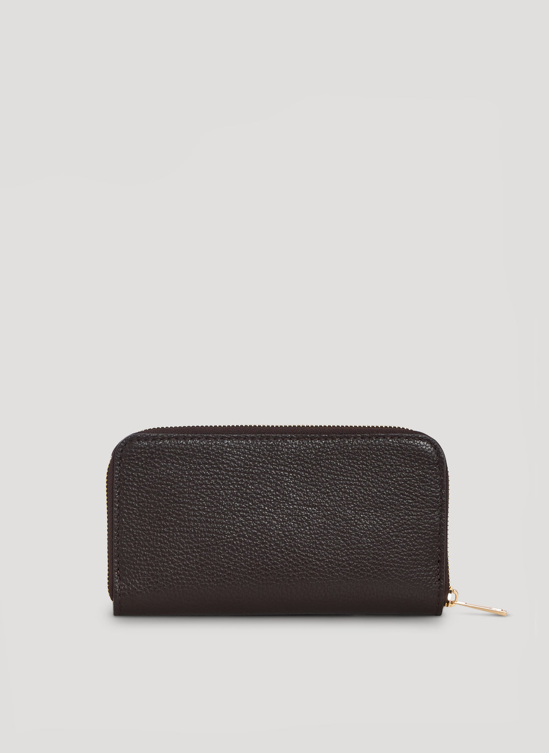 Large Wallet in Dark Brown Togo Leather