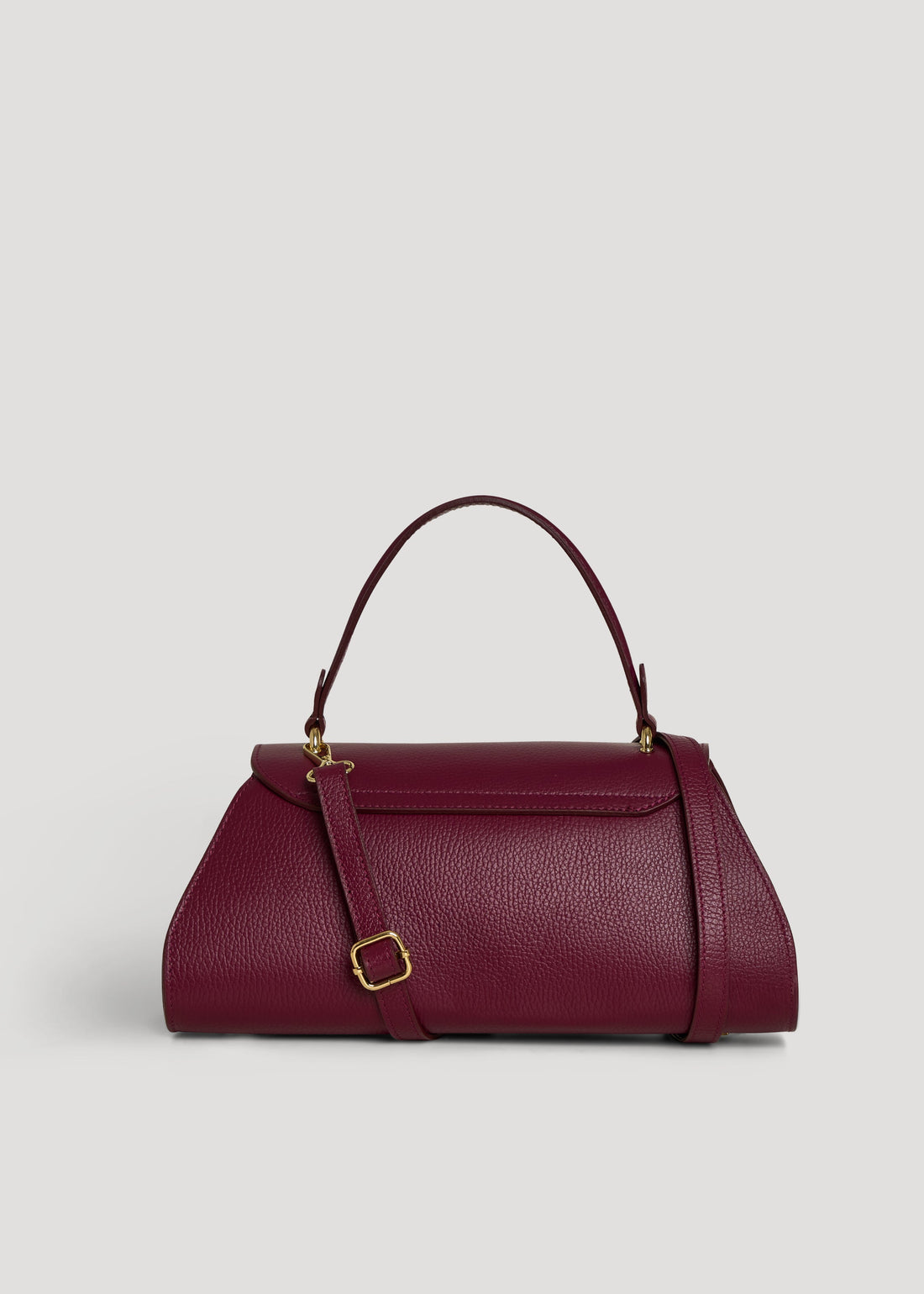 Florence Bag in Burgundy Togo Leather