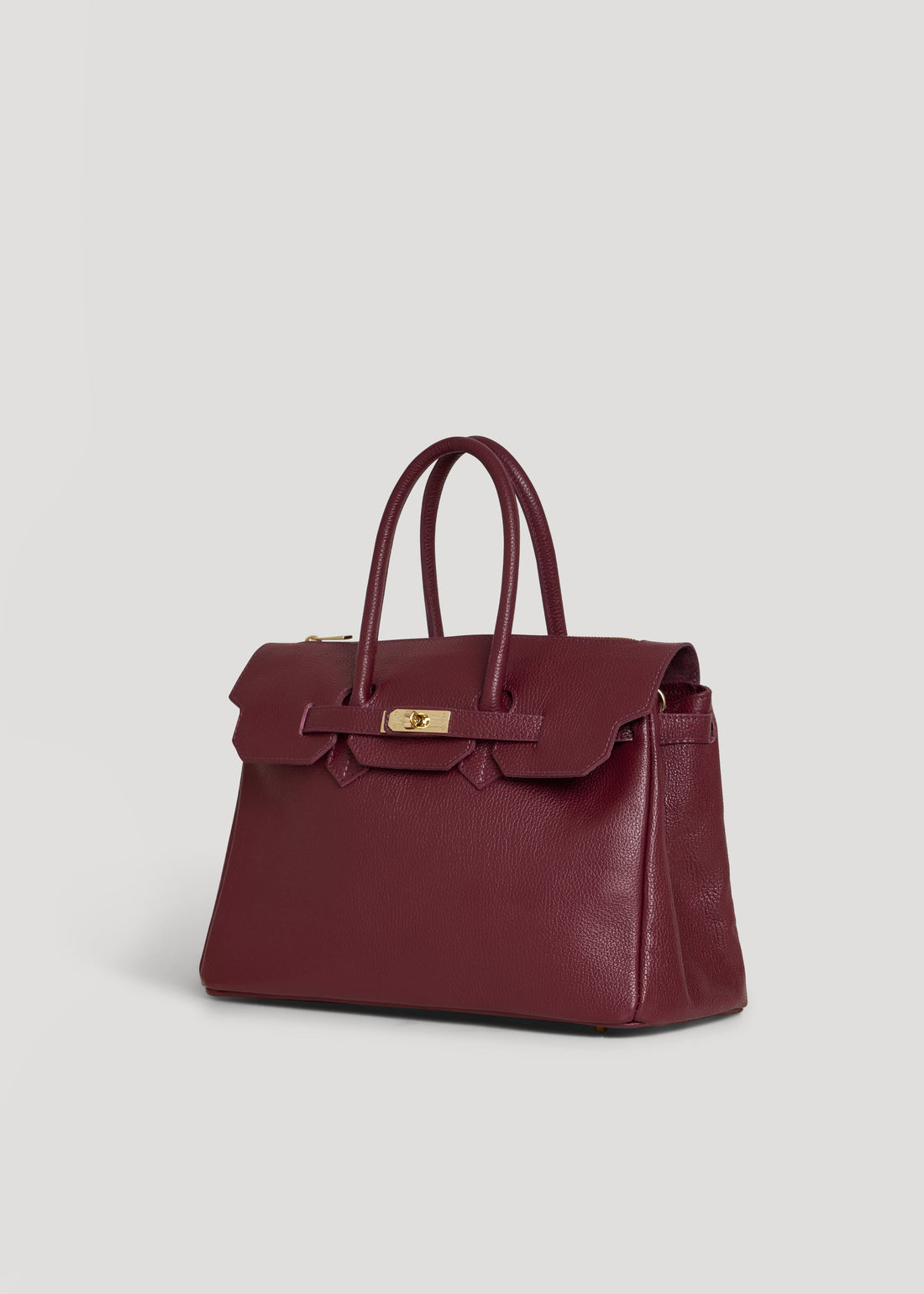 Elizabeth Bag in Burgundy Togo Leather