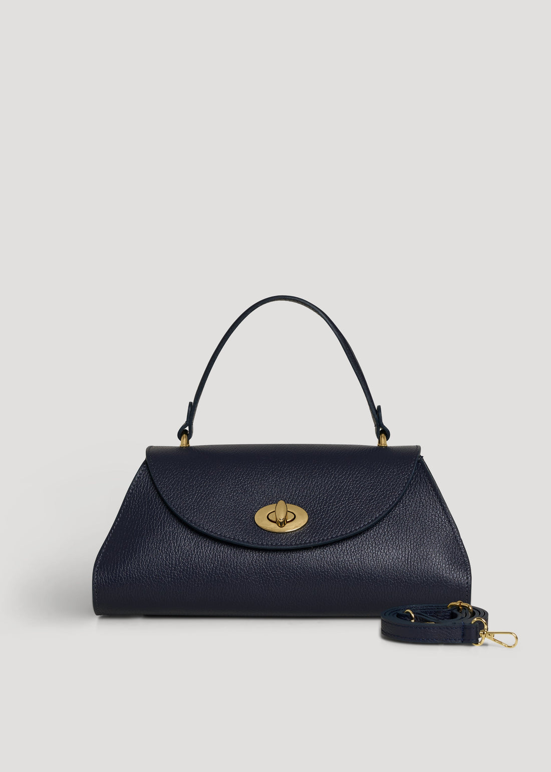 Florence Bag in Navy Blue Togo Leather