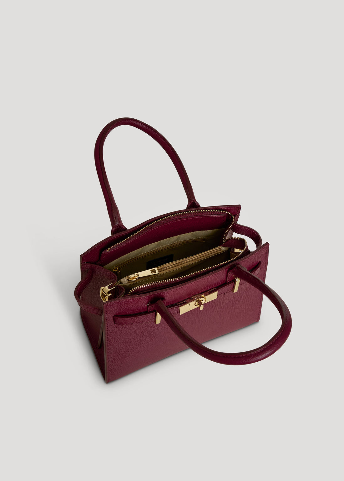 Grace Bag in Burgundy Togo Leather