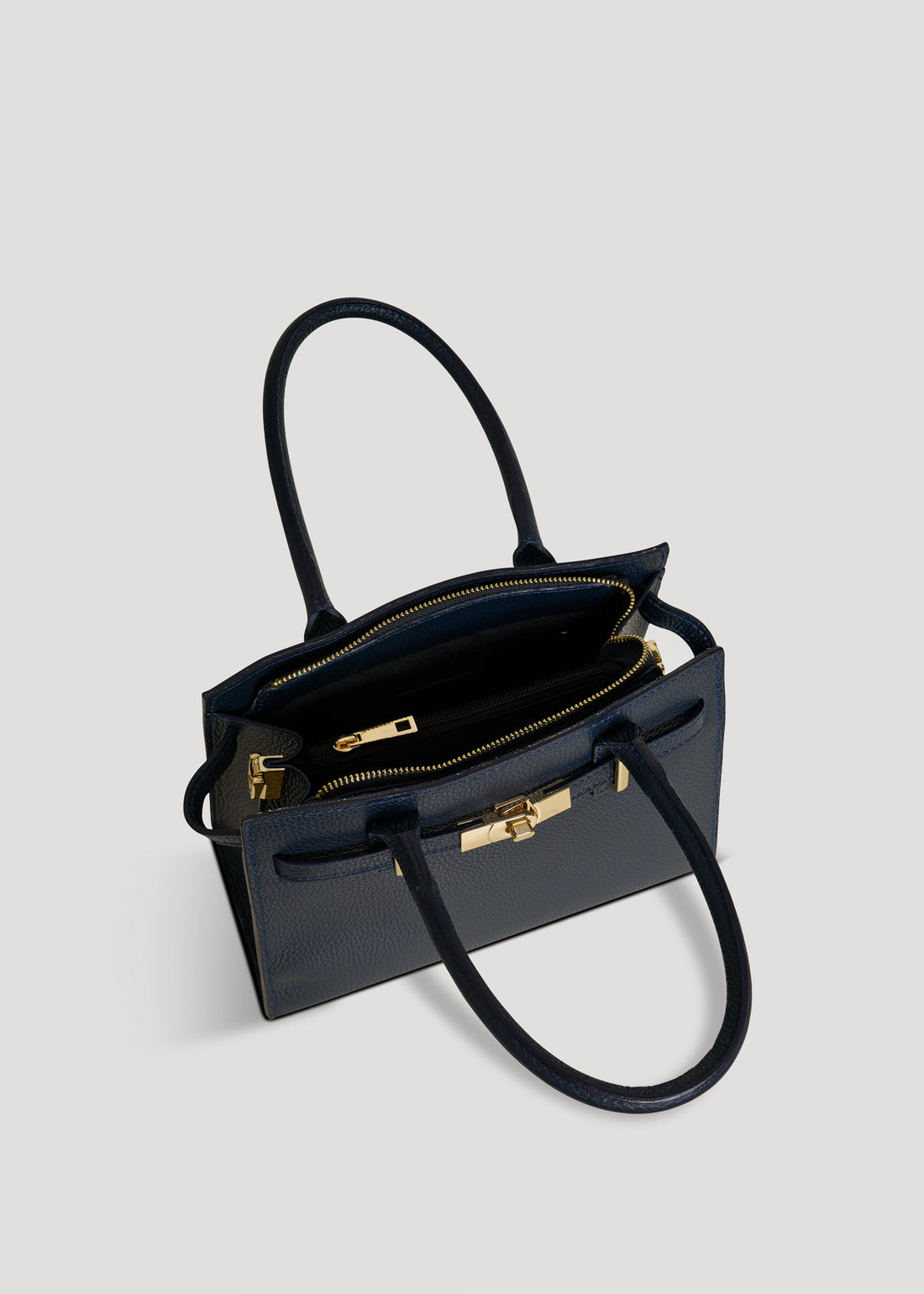 Grace Bag in Navy Blue Togo Leather