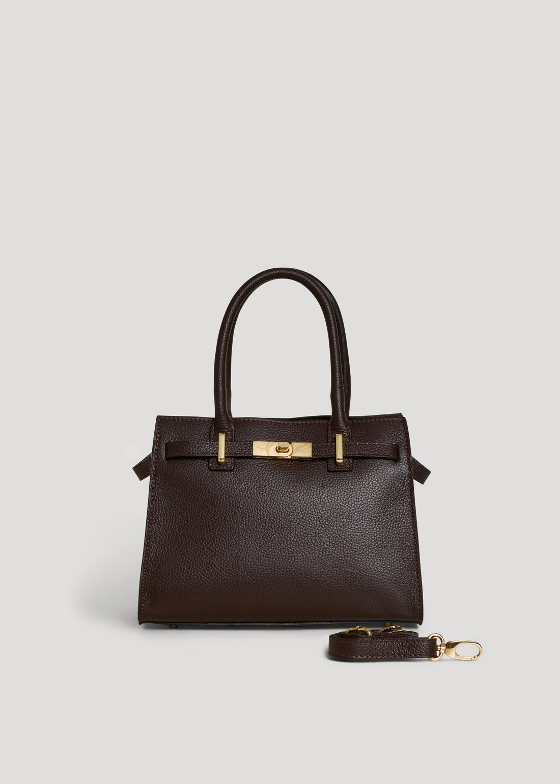 Grace Bag in Dark brown Togo leather