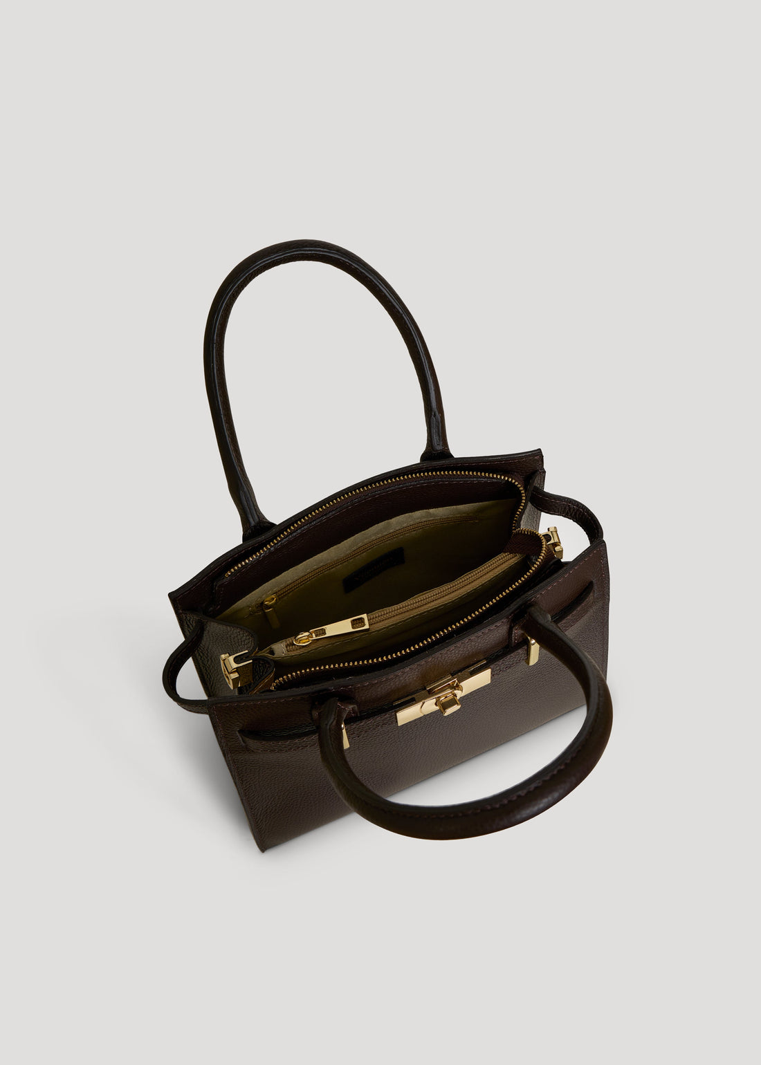Grace Bag in Dark brown Togo leather