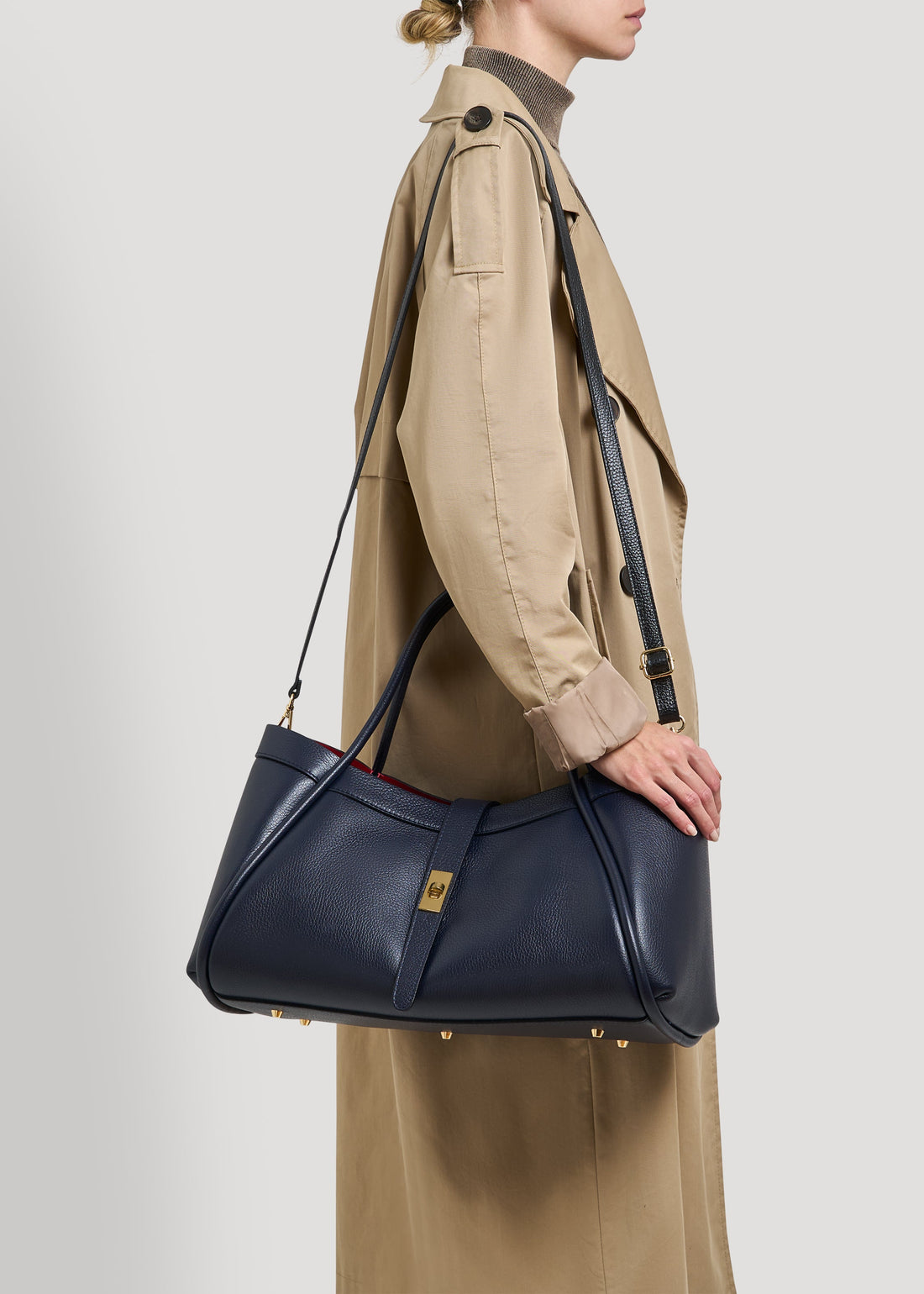 Mayfair Bag in Navy Blue Togo Leather