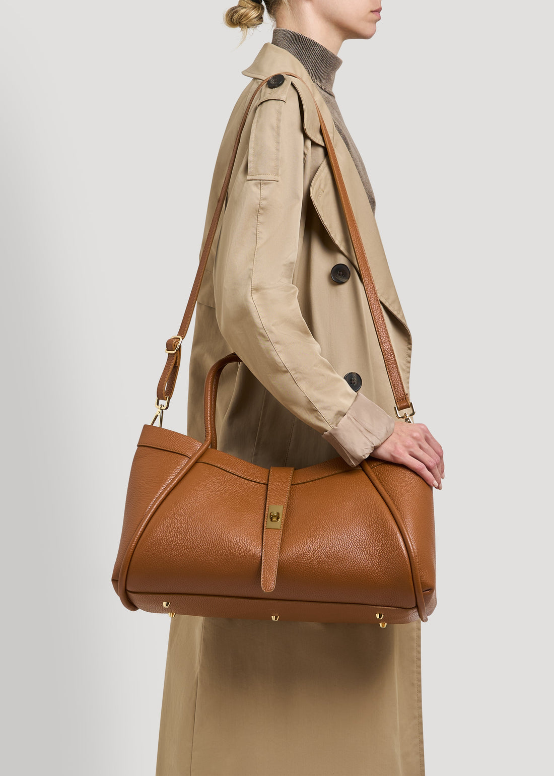 Mayfair Bag in Tan Togo Leather