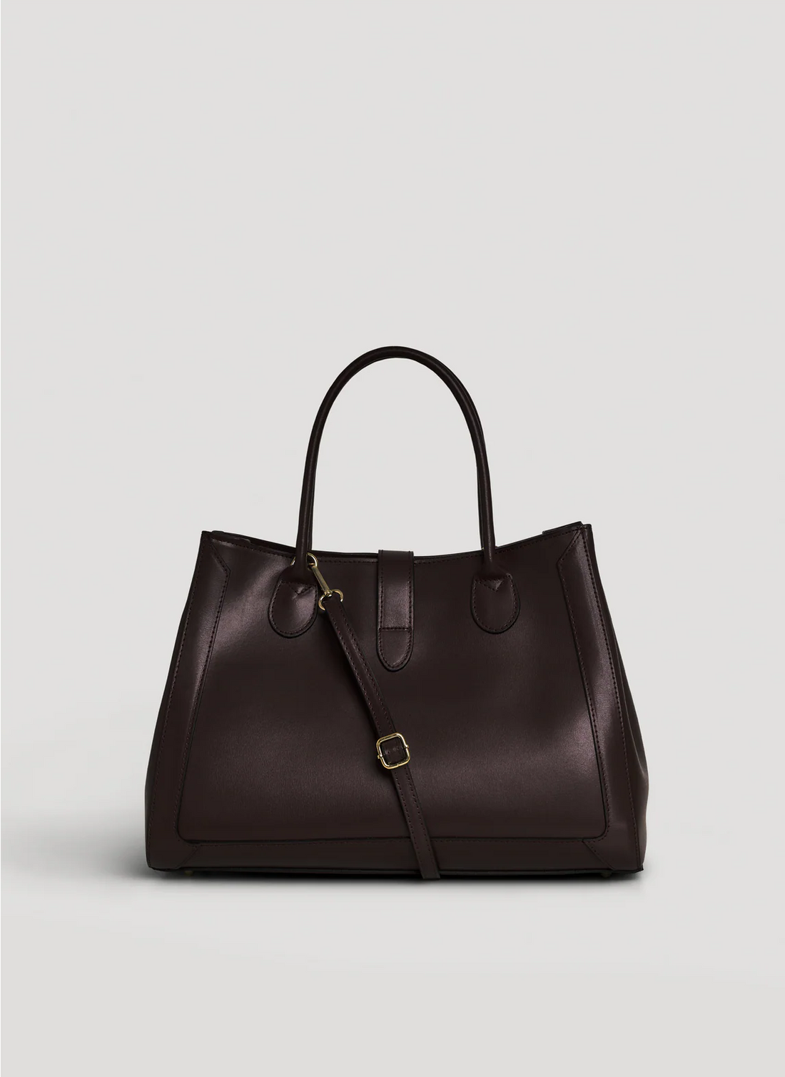 Chloe Bag in Dark Brown Brushed Leather